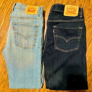 2 Pair of Levi’s- 28x28 and 29x29